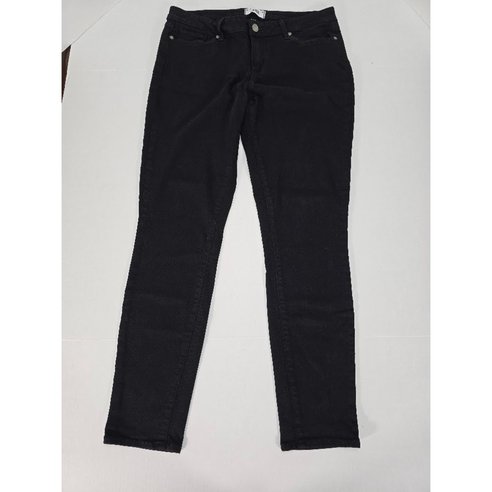Paige Black Denim Skinny Jeans Women's Size 32‎ Premium Casual Stylish